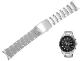 Oryginalna bransoleta Casio Edifice EF-547D EF-547 srebrna stalowa maskownice teleskopy